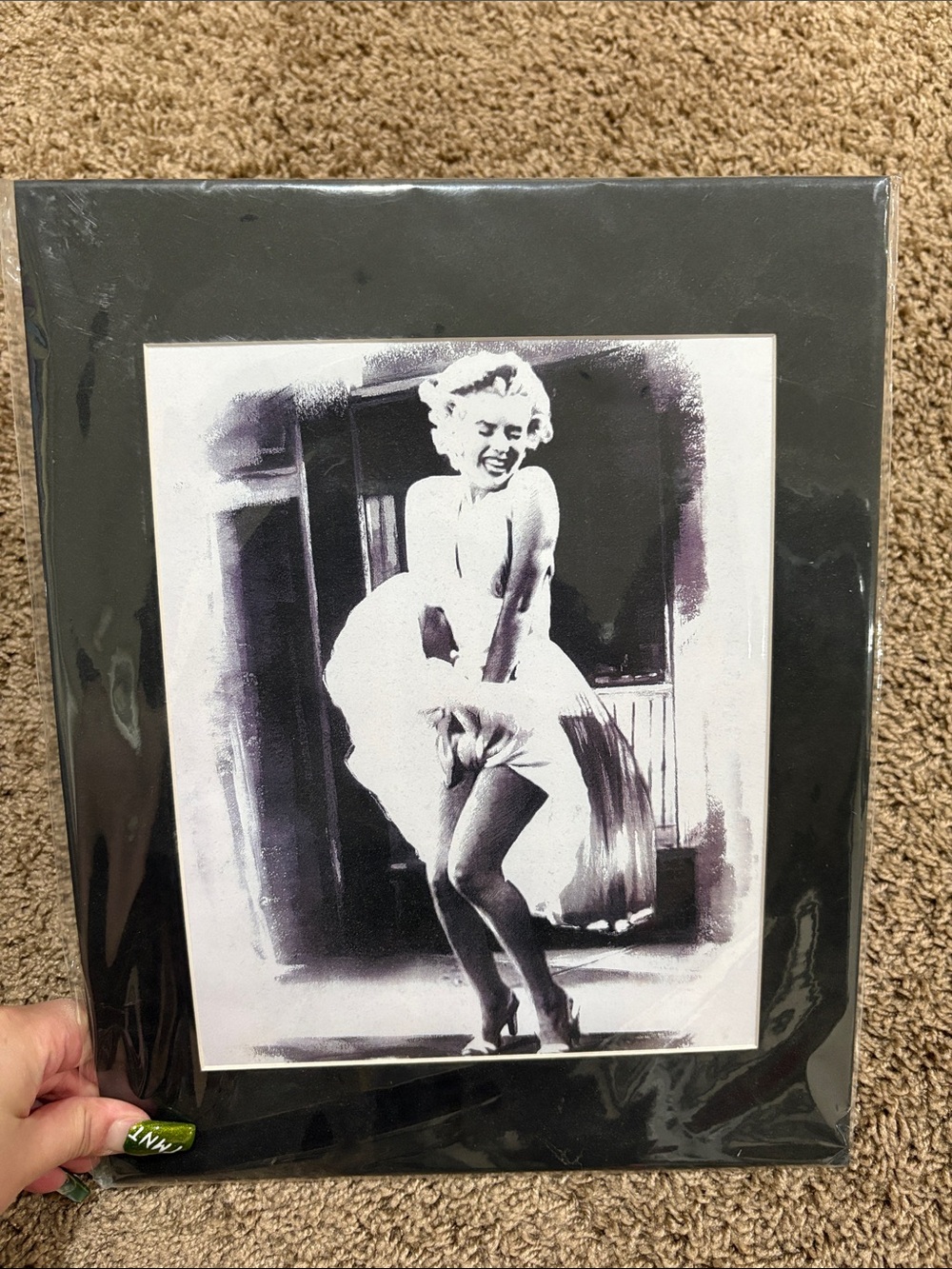 Classic Black and White Home Art Print - Iconic Pose Marilyn Monroe